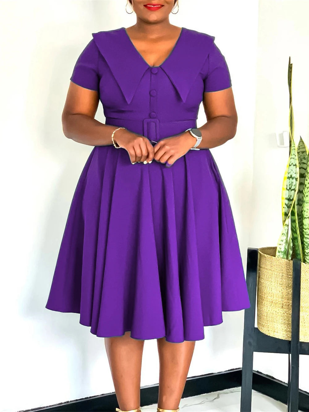 Maxy Elegant Fashion Office Lady Dress Short Sleeve Maxy Robes Party Prom Evening Gown Summer Autumn Turkey African Clothing