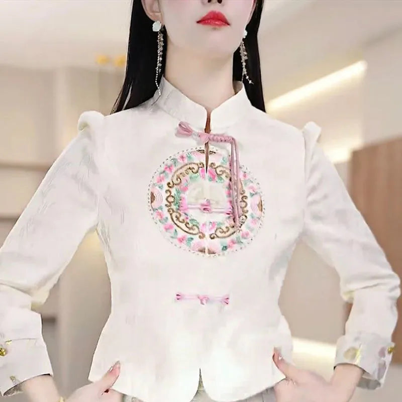 Amay Fashion Skirt Two-piece Women's Clothing Spring Summer New Elegant Horse-faced Skirt Luxury Party Shirt Floral suit Female