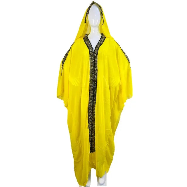 Maxy Ramadan Abaya Dubai Kaftan Muslim Hijab Dress African Evening Dresses for Women Kimono Robes Caftan Islam Clothes Muslim Abaya