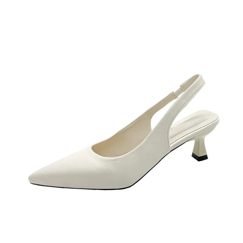 Amay Single Shoes for Women Summer Pointed Toe Stiletto Women's Slingbacks Shoes Sexy Party Dress Office Shoes Ladies