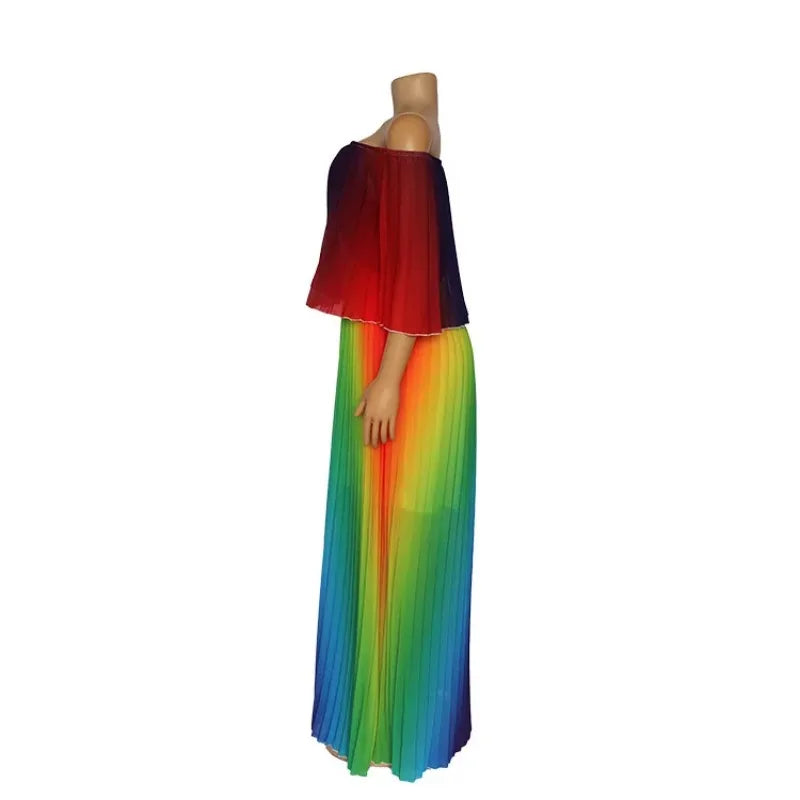 Maxy Dresses for Women Dashiki Summer Plus Size Dress Ladies Traditional Clothing Fairy Dresses