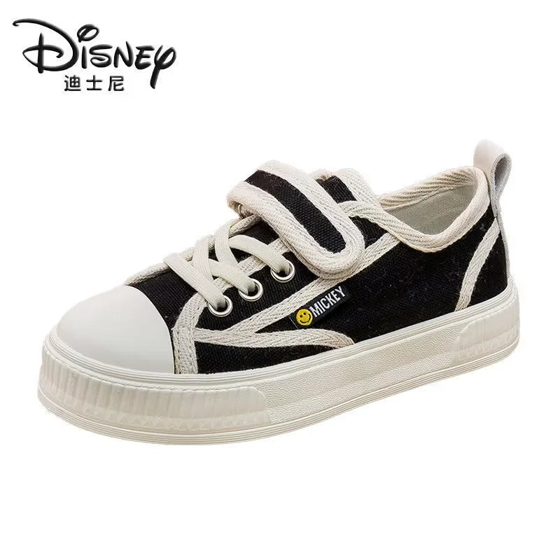 Maxy Mickey Mouse black, green Children's Shoes Boys Canvas Shoes Spring And Autumn New Soft Bottom Breathable women Casual shoes