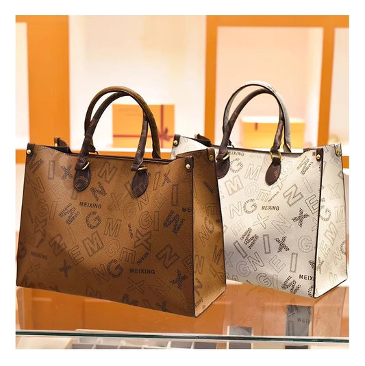 Maxy Big Size handbags For Women Large Tote High-Capacity Leather Purses And Handbag Designer 2023 Monogram Lady Office Work Handbag