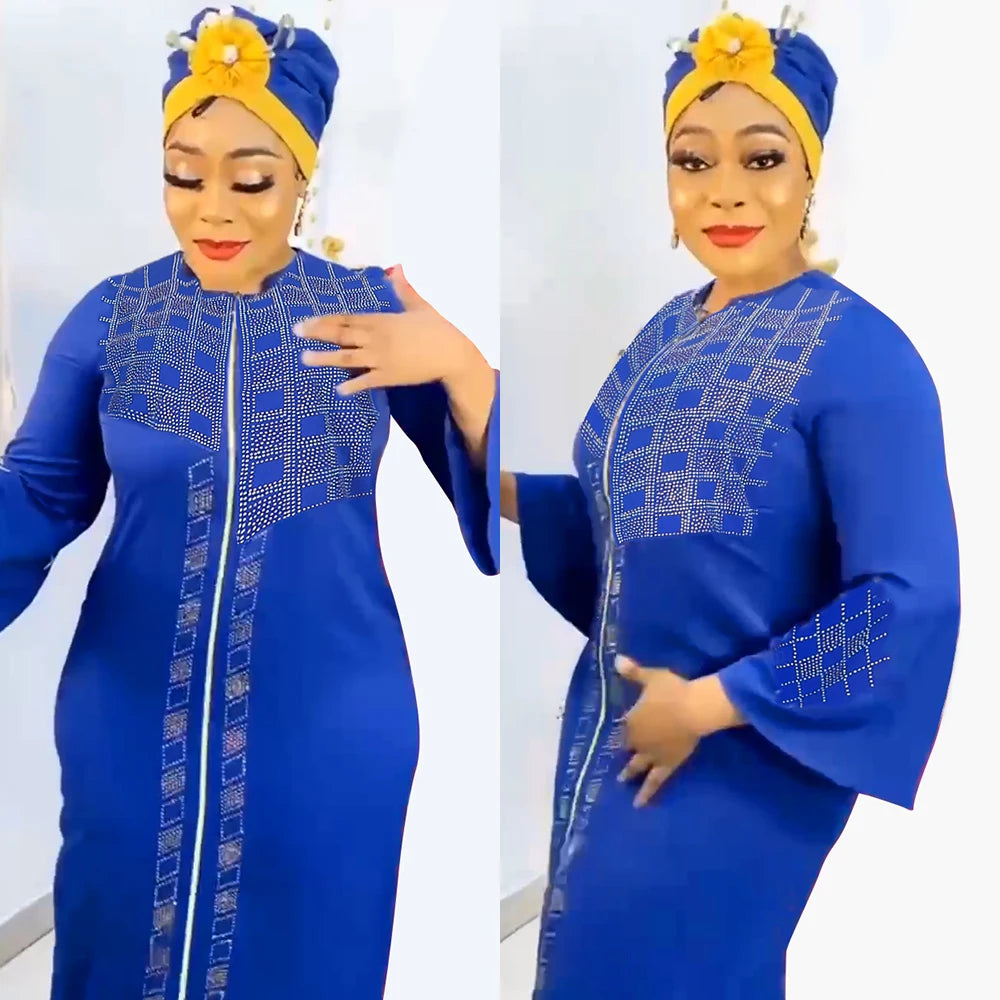 Amay Plus Size Elegant Dresses For Women Party Wedding Dubai Turkey Wears Muslim Fashion Abayas Islamic Clothing Maxy Robe