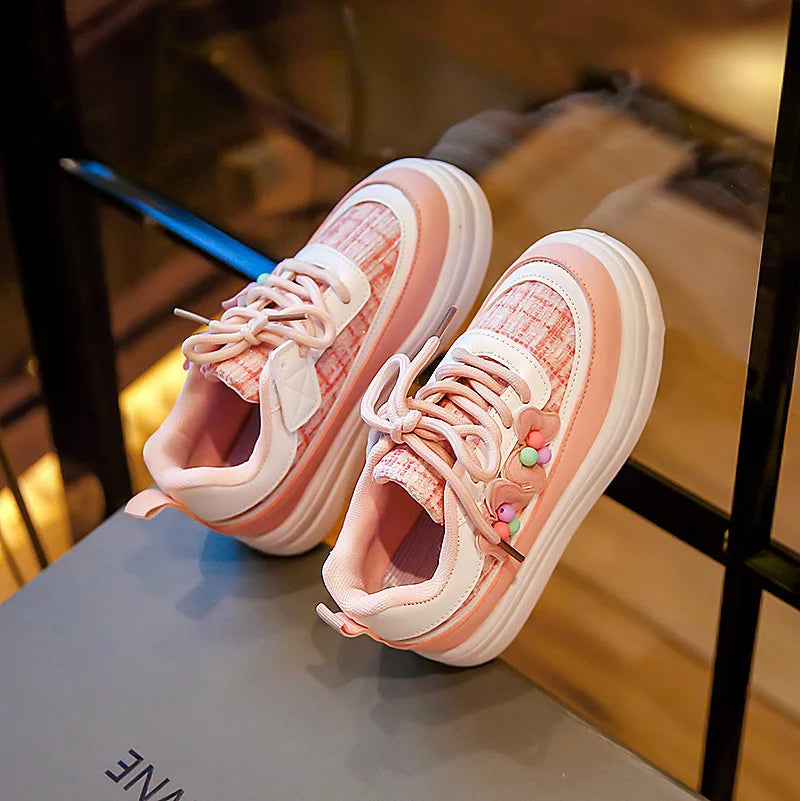 Maxy Children's Sneakers Baby Casual Shoes Toddler Sneakers Outdoor Fashion Sneakers Anti-slip Baby Girls Comfort Flowers Sport Shoes