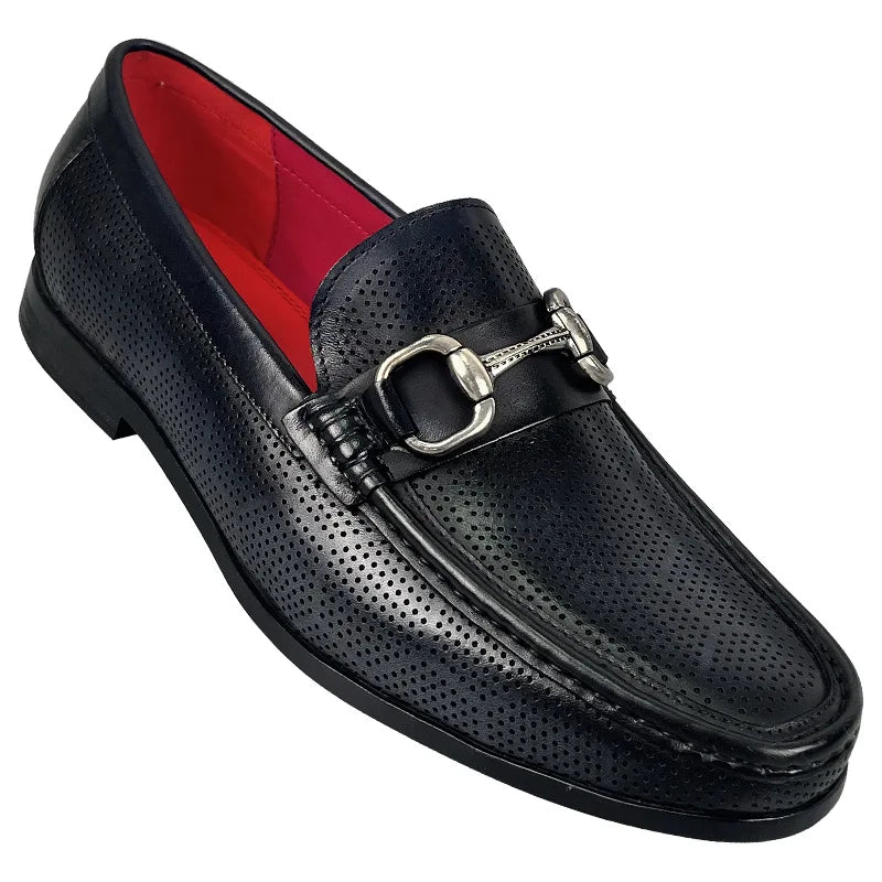 Maxy Men Dress Shoes Loafers Genuine Leather Shoes Business Wedding Party Shoes Men Slip On Casual Green Shoes Office Formal Shoes