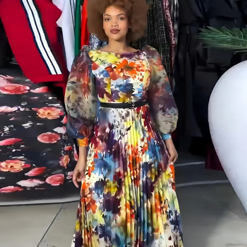 Maxy Dubai Holiday Party Jellabiya Robe Eid Saudi Arabia Muslim Dress for Women Luxury Turkey Clothing Islam Morocco Kaftan Gown