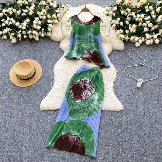 Maxy Chic Elegant sleeveless print off shoulder A-line Dress Birthday Evening Party Vestidos Vacation Sexy Women Long dress