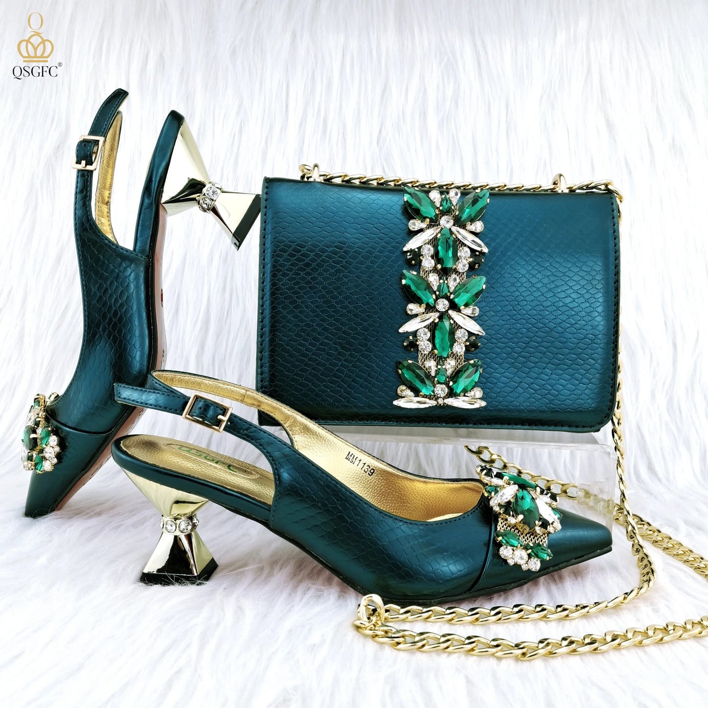 Maxy Noble Women's Shoes and Bag Are Perfectly Matched, Party Shoes and Bag, Shopping Shoes