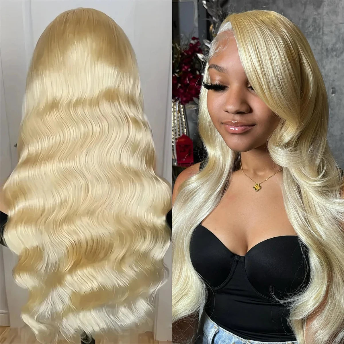 30 38 Inch Honey Blonde 13x6 HD Body Wave Lace Frontal Human Hair Wig 613 Colored Wigs 13x4 Transparen Lace Front Wig For Women