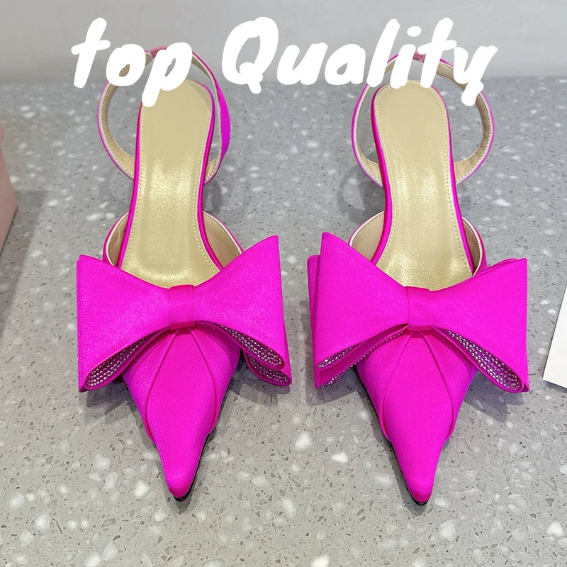 Visco Fashion Sandilya's Woman High-heeled Shoes Women Summer Party Dress Shoes Thin High Heels Sandals  Rhinestone Chain Decor