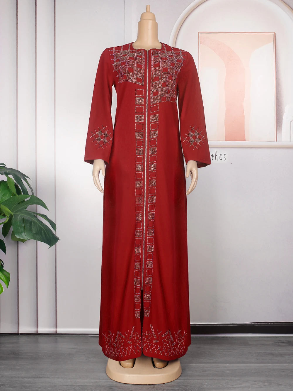 Amay Plus Size Elegant Dresses For Women Party Wedding Dubai Turkey Wears Muslim Fashion Abayas Islamic Clothing Maxy Robe