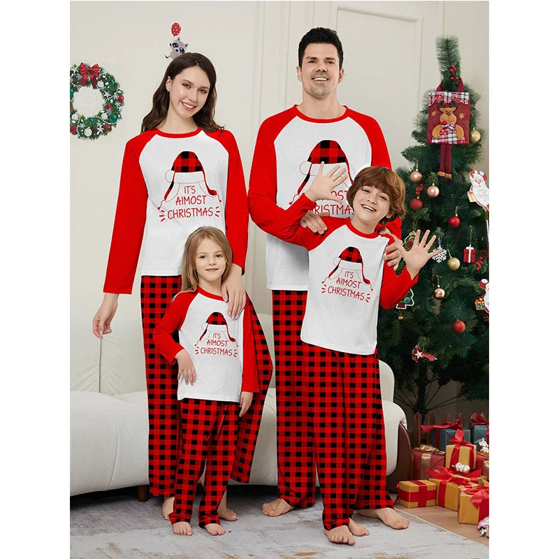 Maxy Christmas Outfits Matching Family Pajamas Set Xmas Dear Adult Kid Mother And Daughter Father Son Sleepwear Look Dog Clothes