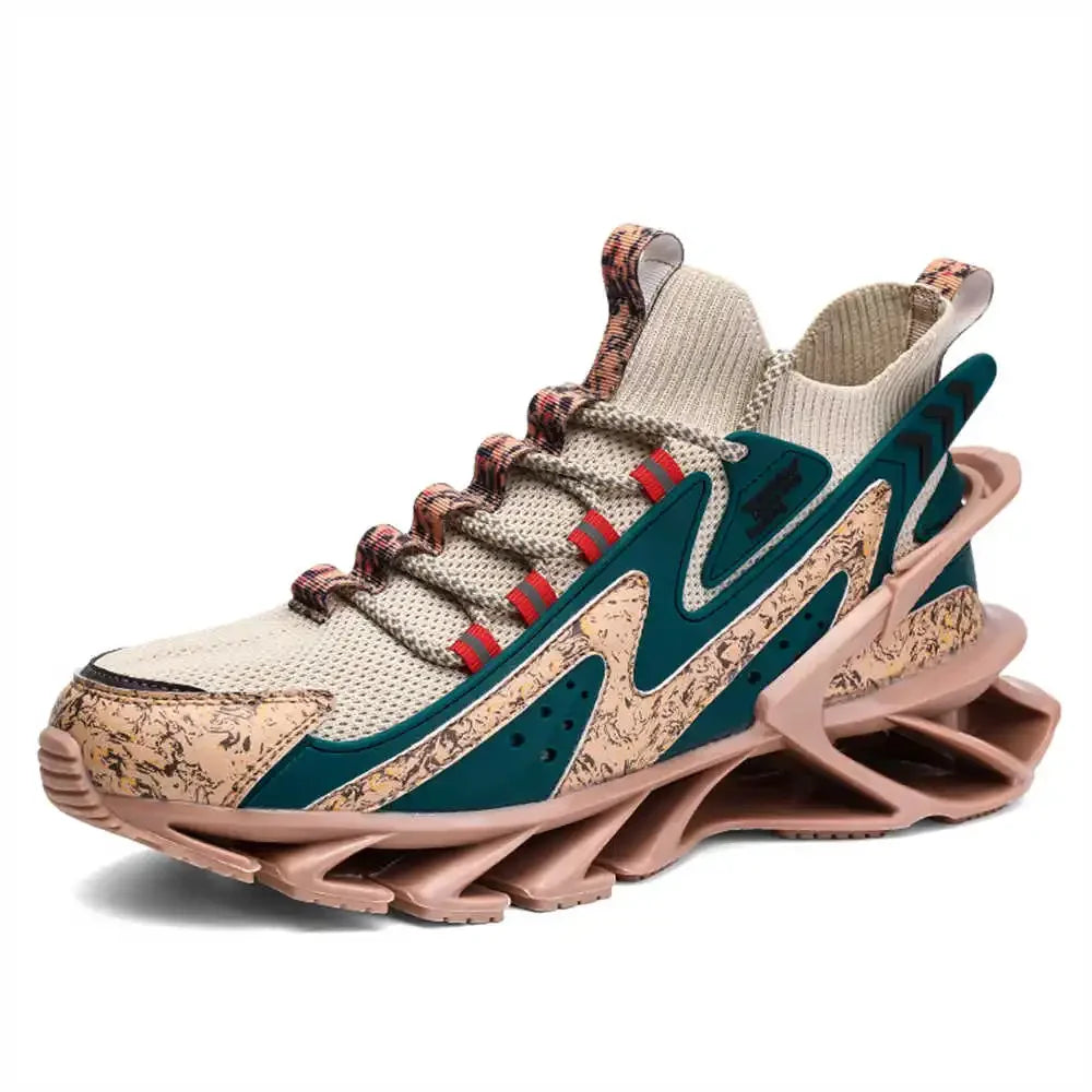 Maxy Mixed Colors Slip Resistant Shoes Brown Casual Original Men's Running Shoes Special Sneakers Sports Sneekers