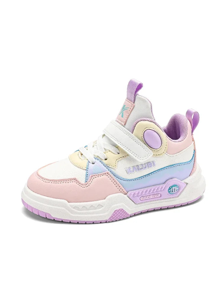 Maxy Children's Sneakers Kids Fashion Design White Non-slip Casual Shoes for Boys Girls Hook Breathable Trainers Toddler Outdoor Shoe