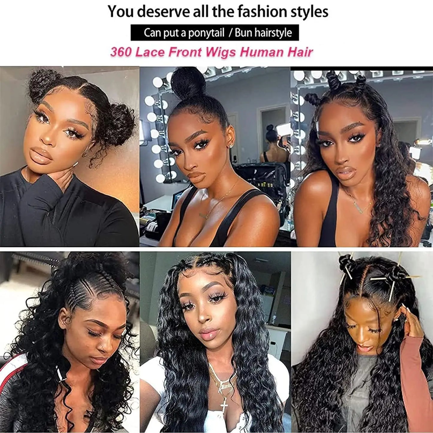Maxy 250 Density 360 Full Lace Wig Human Hair Pre Plucked Deep Curly Lace Front Human Hair Wig Curly HD Transparent Lace frontal Wig