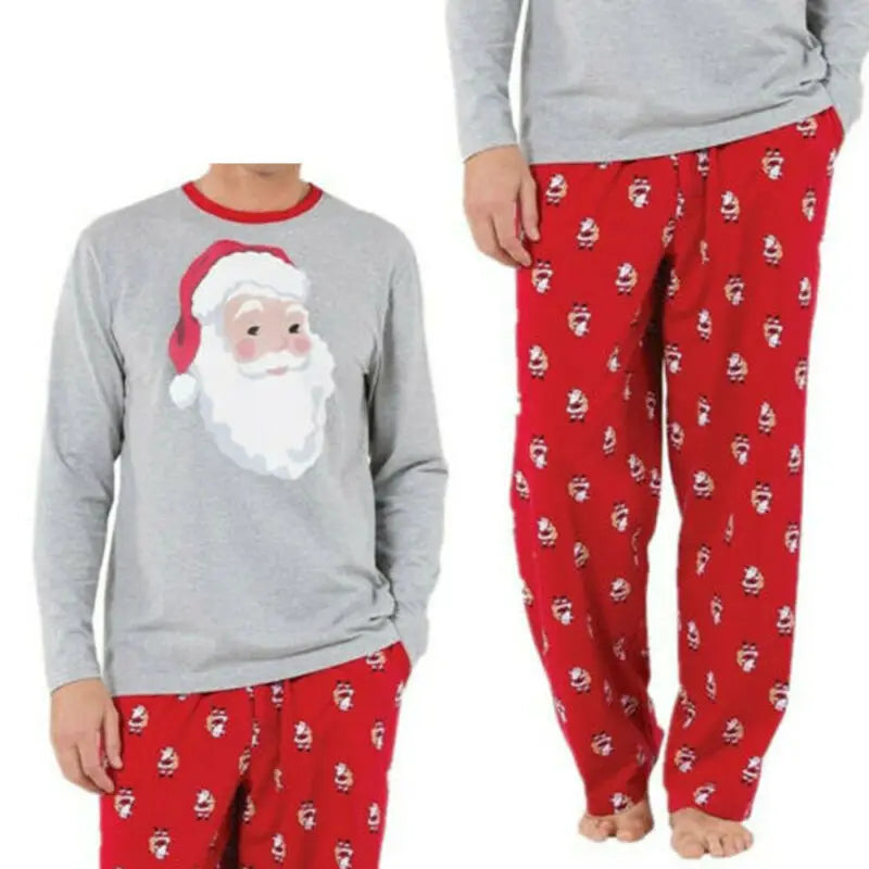 Max PUDCOCO Christmas Family Matching Pajamas Set Adult Women Kids Santa Claus Sleepwear Nightwear Outfits