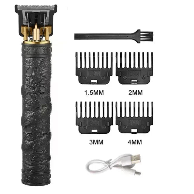 Maxy Vintage T9 Hair Clipper Beard Shaving Body Hair Trimmer Clippers Electric Men Haircut Machine 0mm Barber Shaver