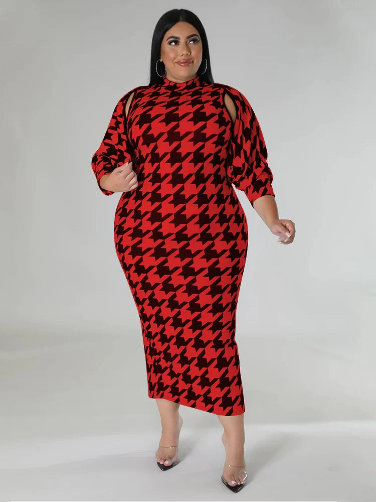 Maxy Plus Size Dress Sets Two Piece Outfits Dresses and Out Wear Sexy Matching Suit Fall Clothes