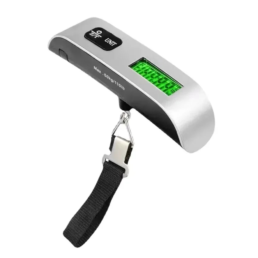 Maxy 50kg Portable Hanging Scale Electronic Hand Luggage Scale Digital Display Suitcase 110lb Travel Baggage Bag Weighing Tools