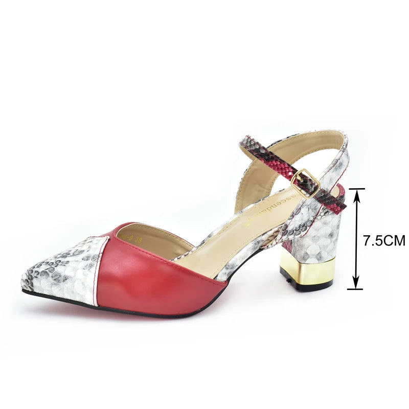 Momsey High Quality beautiful Style Ladies Shoes and Bags Set for Party!