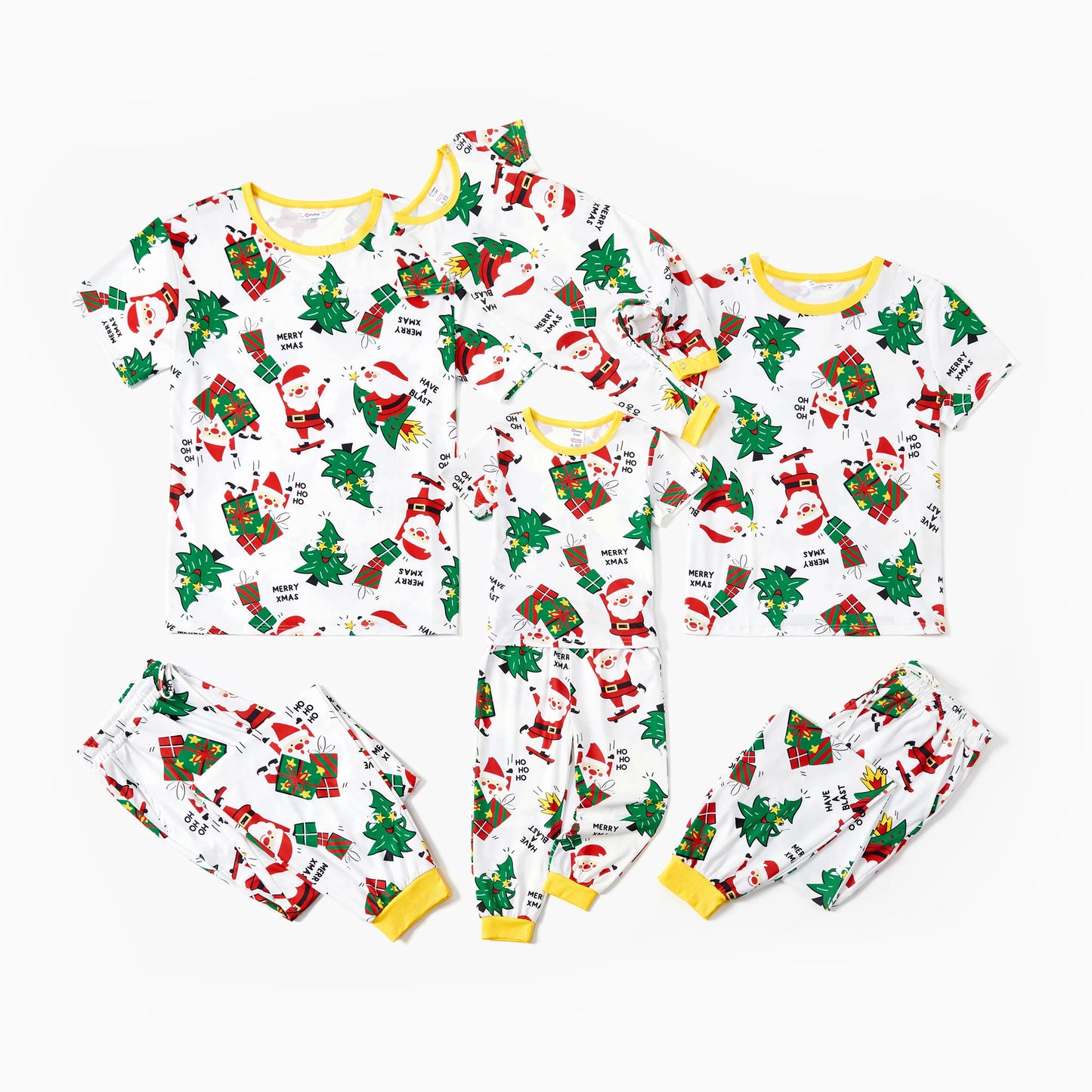 PatPat Christmas Pajamas Sets Family Matching Allover Holiday Clothing