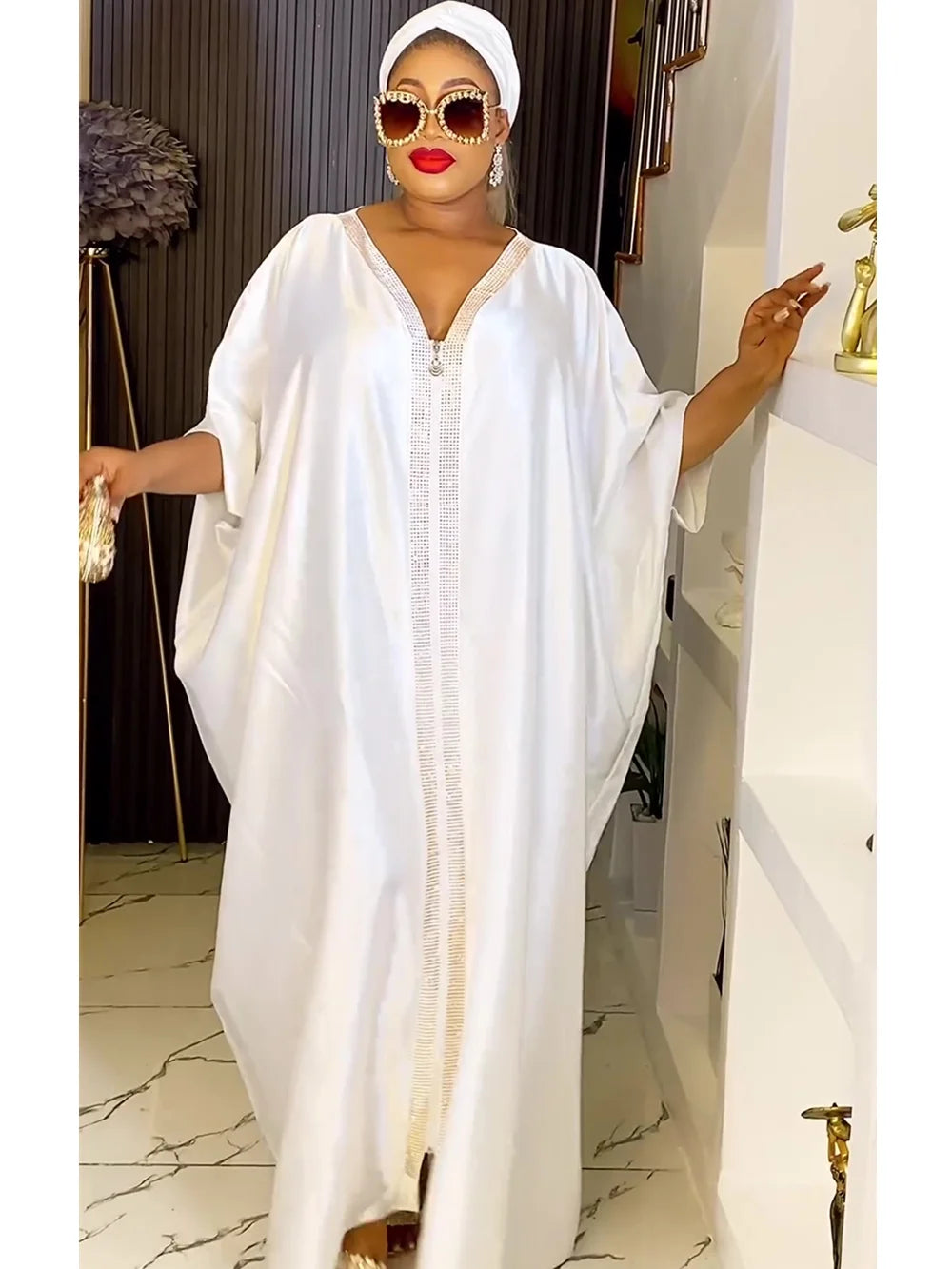 Maxy Dresses for Women Traditional Africa Clothing Dashiki Ankara Outfits Gown Abayas Robe Muslim Kaftan Maxy Long Dress