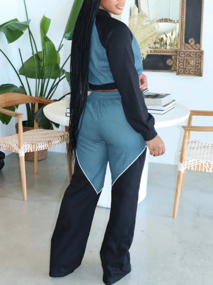 Maxy 2 Piece Women Sets New Arrival Spring Summer Matching Sets Two Pieces Sets Denim Top Jeans Pants Suits Outfits Clothing