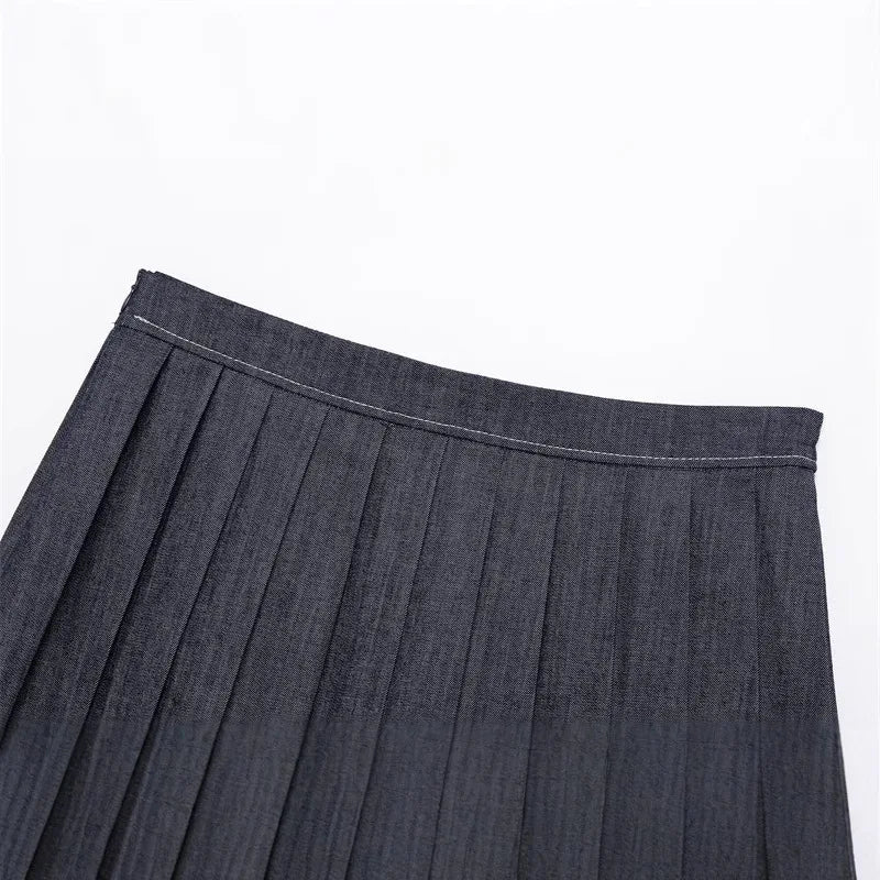 Maxy Spring outfits for women New fashion Skirts Suit Women Loose Jacket Coat Half-length Skirt Design Women Two-piece Sets
