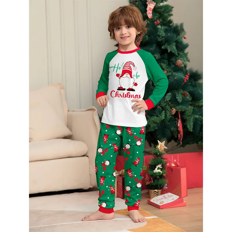 Maxy Family Matching Outfits Green Christmas Pajamas Set Father Mother Daughter Son Pyjamas Aldult Kids Xmas Family Clothing