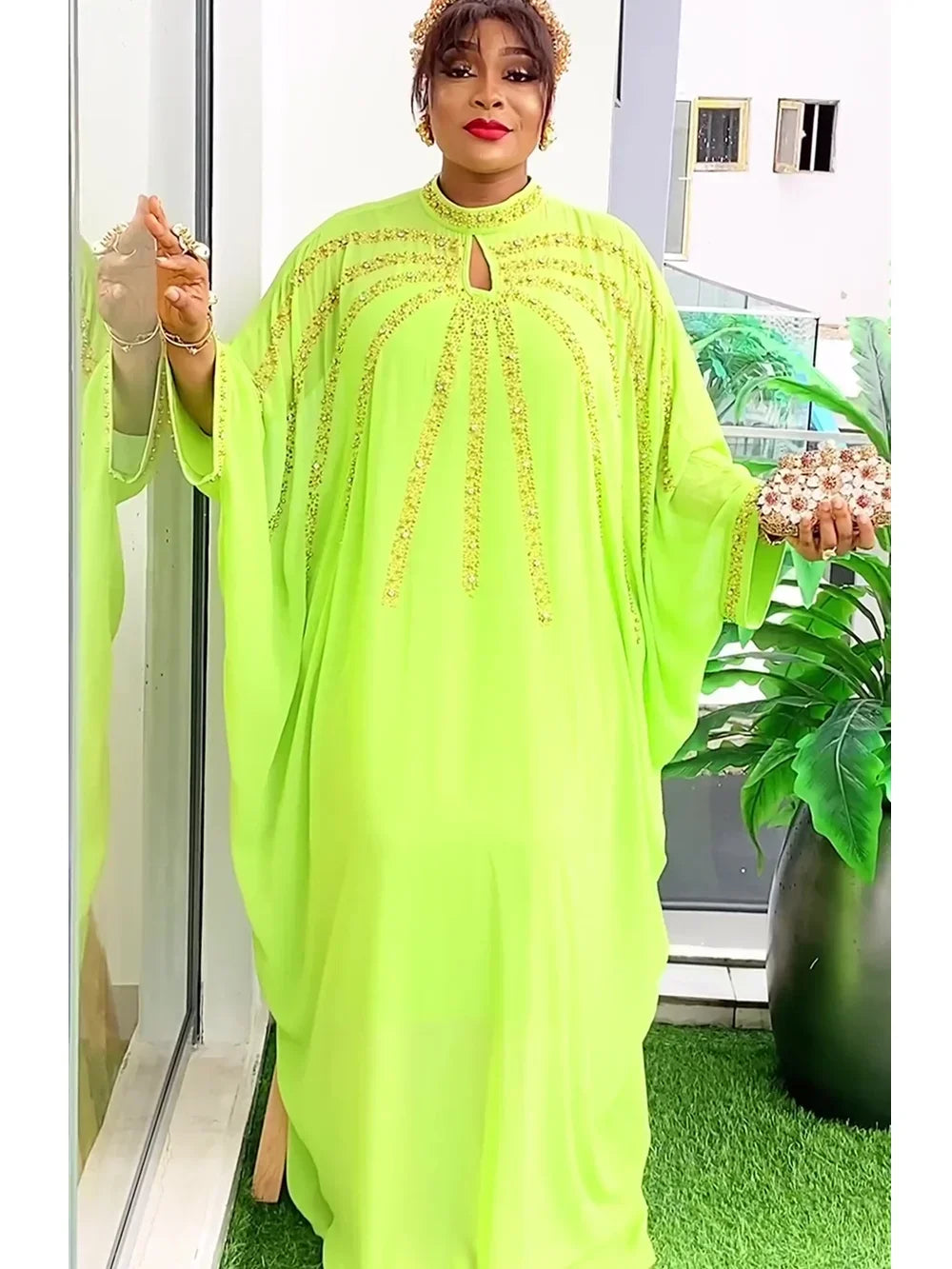 Gracy For Women Dubai Luxury African Muslim Fashion Dress Caftan Marocain Evening Party Dresses Boubou Robe Djellaba Femme