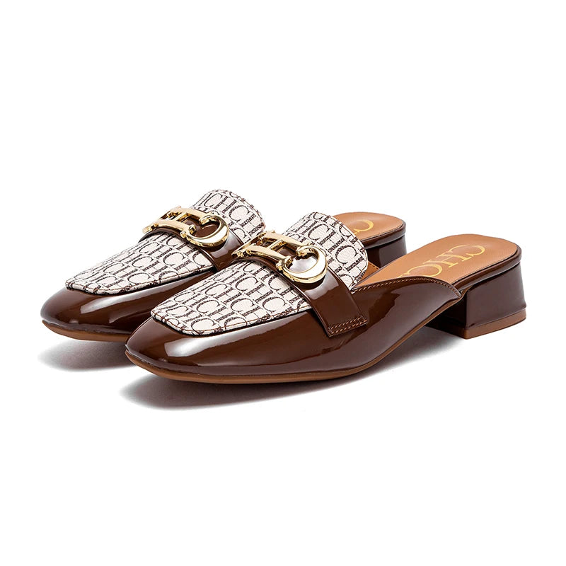 Maxy Women's Casual Boots Classic Buckle Decoration Charming Lightweight Material High-quality Exquisite Casual Shoes