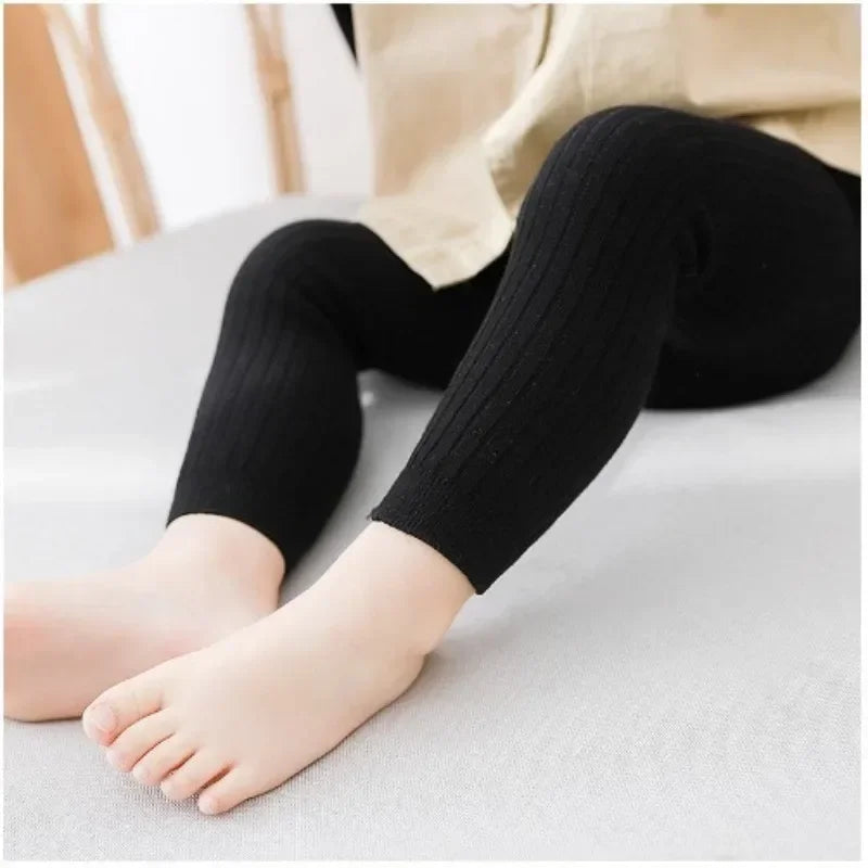 Babs Spring Autumn Baby Pants Newborn Girls Leggings Soild Color Cotton Pants Kids Children Leggings 0-6 Years Baby Girl Socks