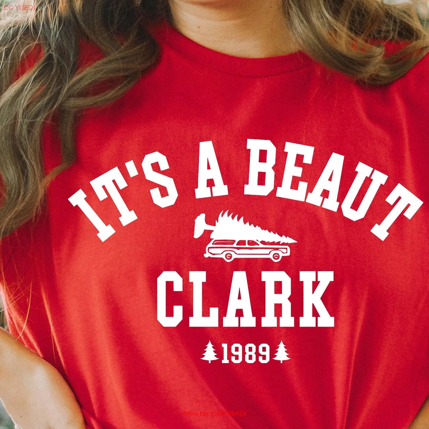 Maxy Beauty Clark T Shirt Xmas Gift Griswold Christmas Sweat T Funny Vacation Crewneck long or short sleeves