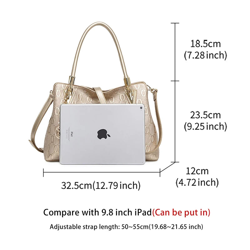 Maxy FOXER Women Big Cowhide Shoulder Bag Female Split Leather Handbag Fashion Lady Tote Large Capacity Top Handle Bag