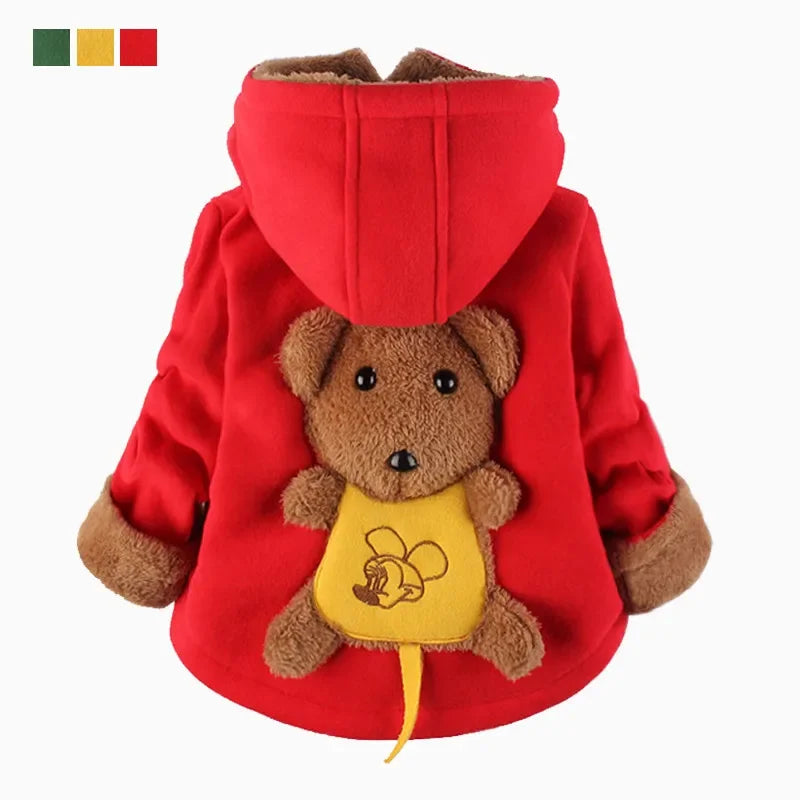 Maxy Fashion Baby Boys Jackets Autumn Winter Kids Warm Thick Parkas Jacket Children Outerwear toddler Girl Coat Boys Girls Clothes