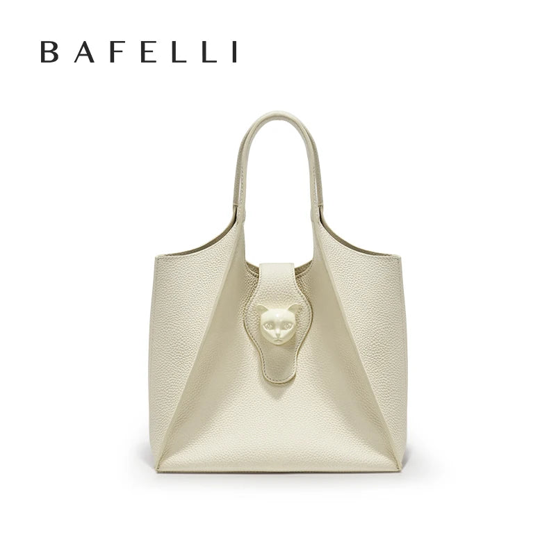 Maxy BAFELLI WOMEN'S HANDBAG TOTE TRAVEL BAGS GENUINE LEATHER CASUAL FASHION LUXURY BRAND UNISEX PURSE BUSINESS STYLISH DESIGNER