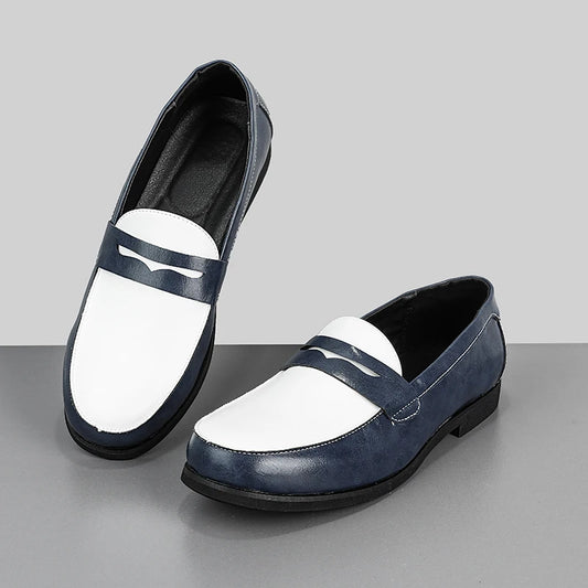 Visco Four Seasons Men Business Loafers Men Casual Versatile Shoes Comfortable Fashionable Small Leather Shoes Social Shoes Men