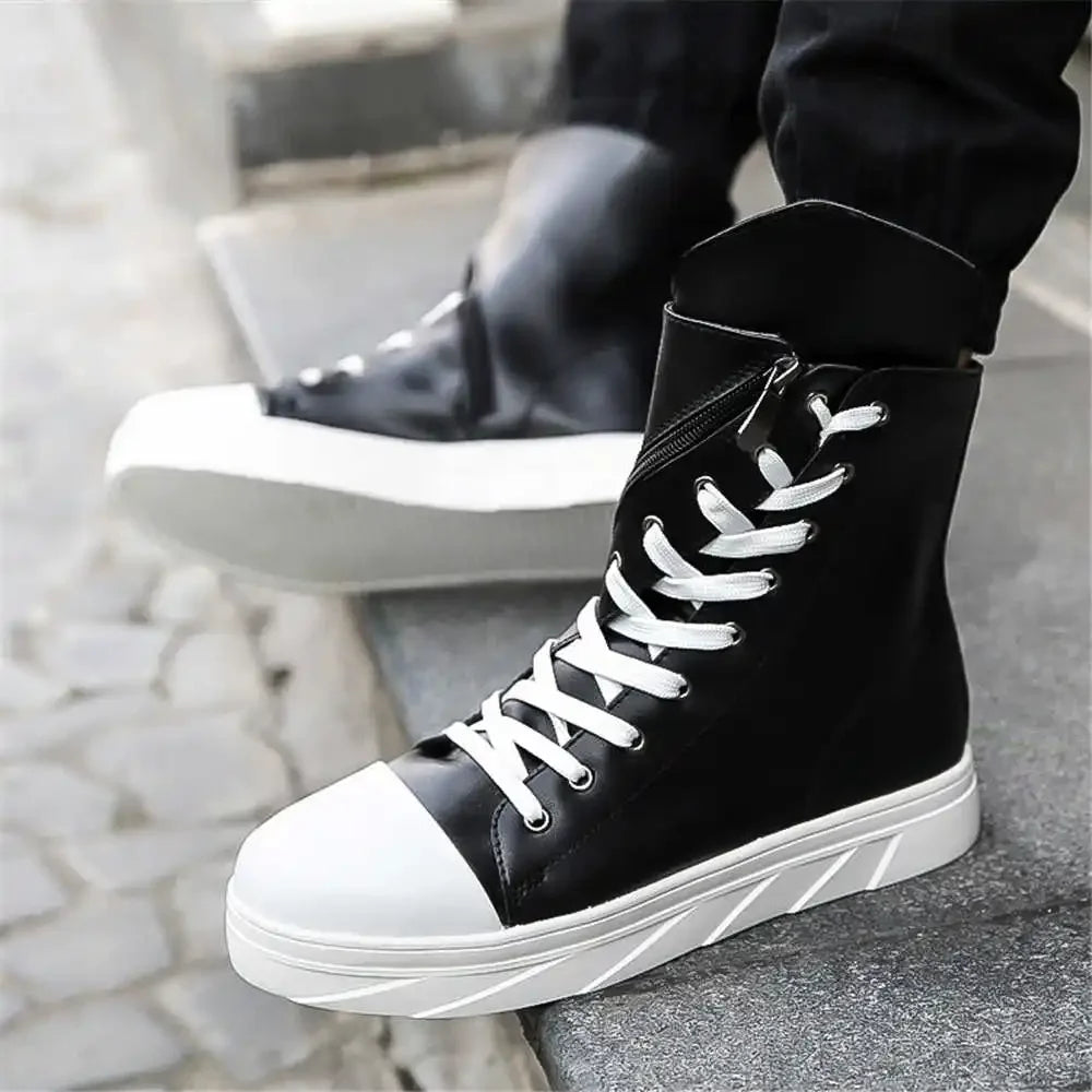 Visco Hiphop Spring Large Size 42 43 44 45 46 Casual Sneakers Black Spring Men's Shoes Size 47 Sports Tenisfeminino Entertainment