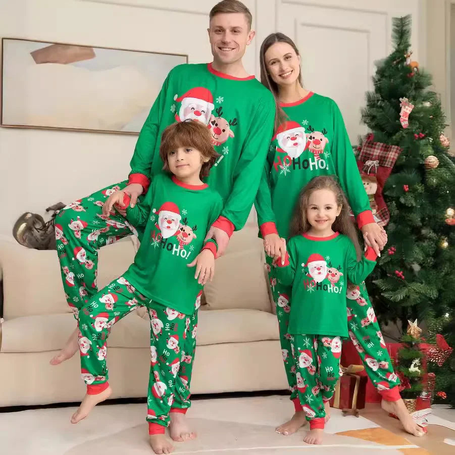 Maxy New 2024 Christmas Clothing Set Plaid Print Blank Family Matching Pajamas Baby Romper Pyjamas Casual Soft Sleepwear Xmas Look