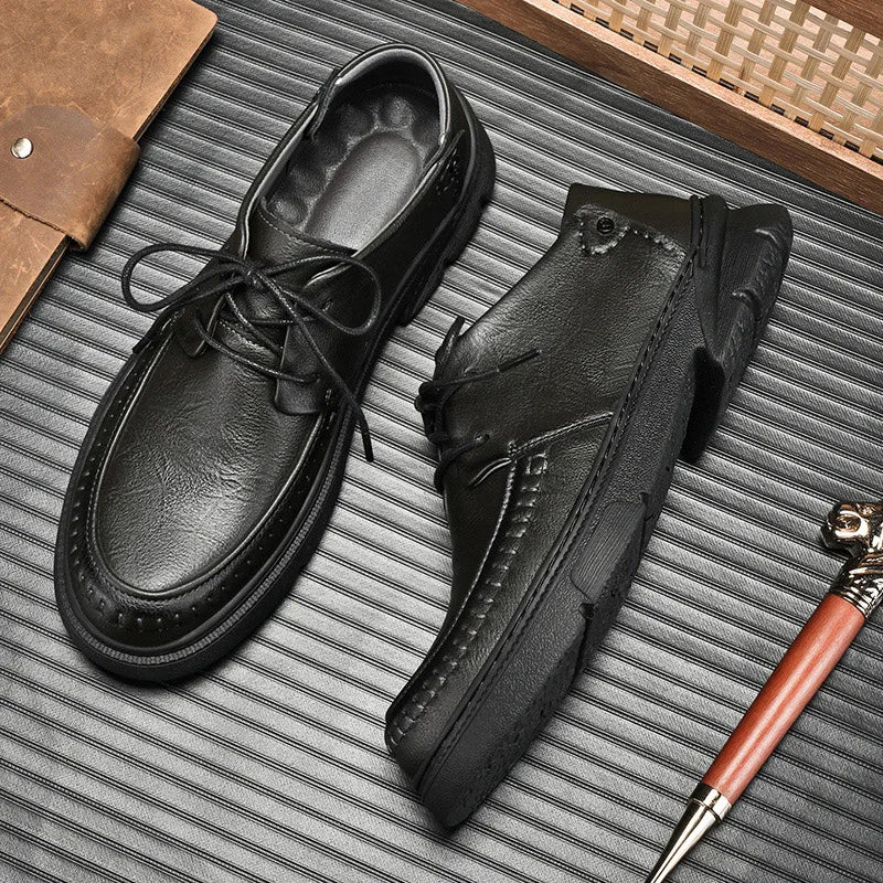 Visco Four Seasons Men's Casual Shoes Retro and high-quality styles Office and Business Outdoor comfortable adult shoes luxury