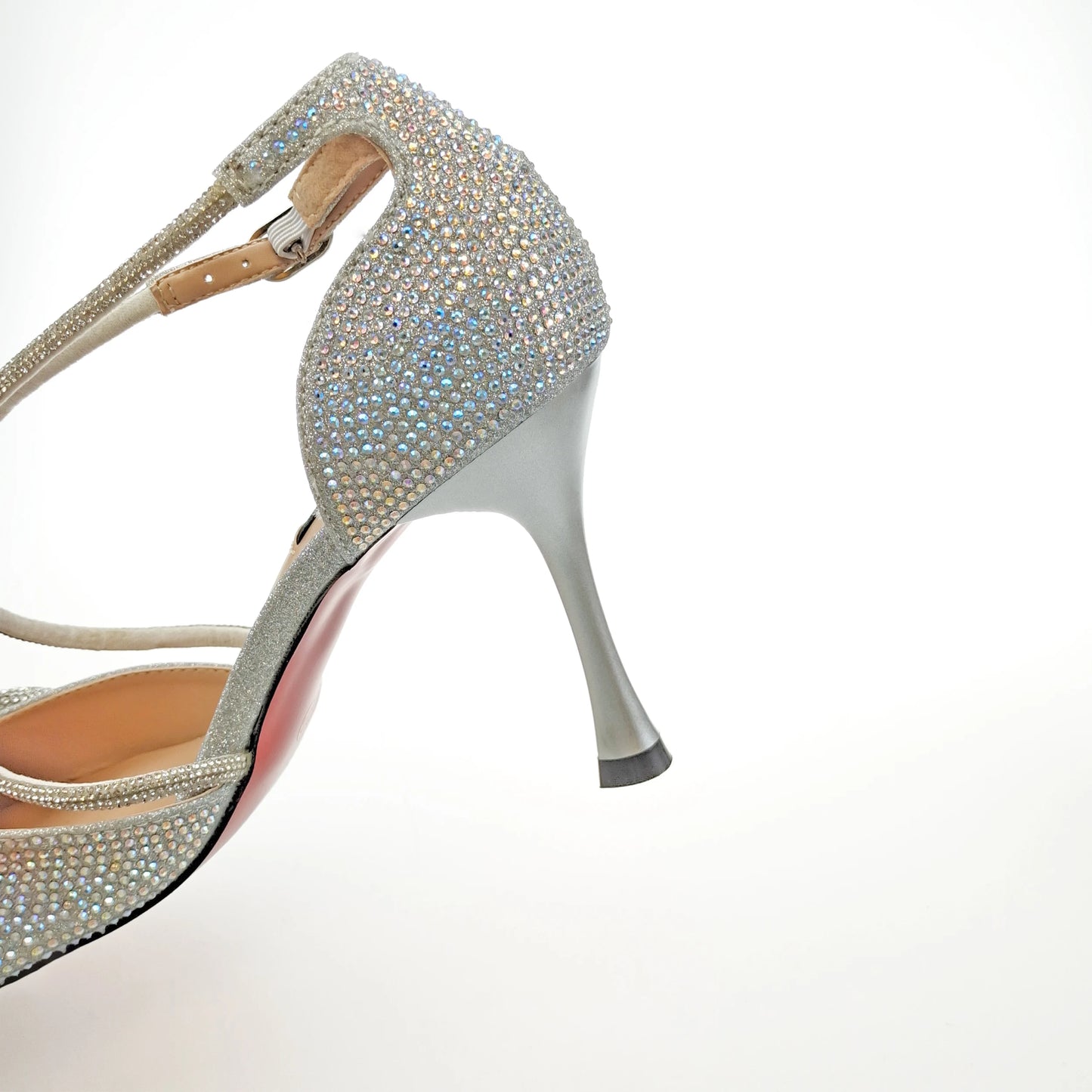 Maxy New Arrival Fashionable Shoes and Bag Silver Color Women's Wedding Special Appliques for African Lady Sandals
