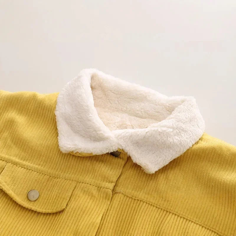 New Autumn Winter Fashion Baby Clothes Set Children Boys Thick Warm Jacket Pants 2Pcs/Set Toddler Girls Clothing Kids Tracksuits