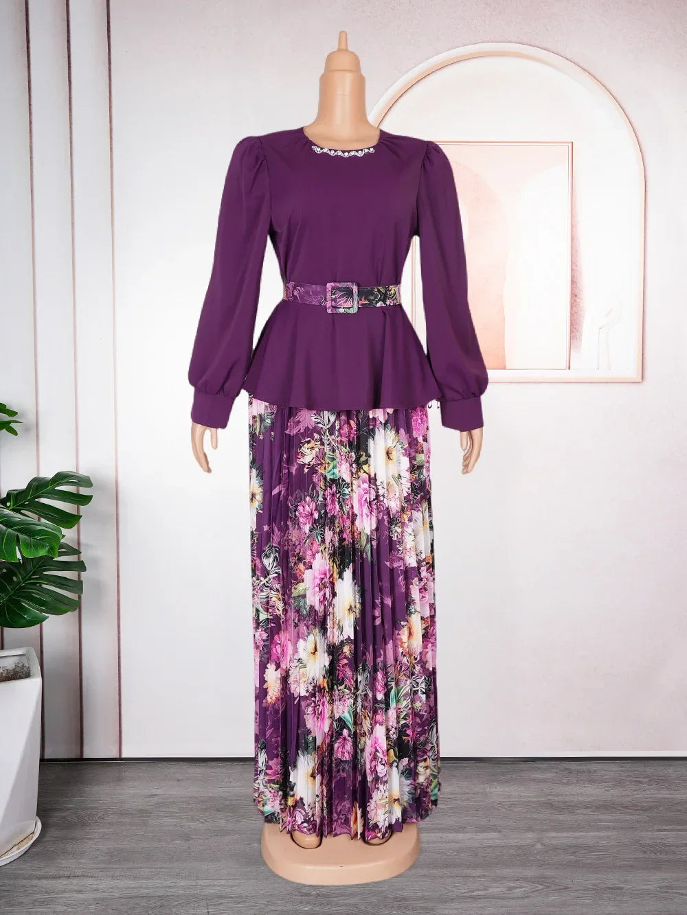 Amay Clothes for Women 2 PCS Sets Tops and Skirts Suits Dashiki Ankara Outfit Robes Plus Size Wedding Party Dresses