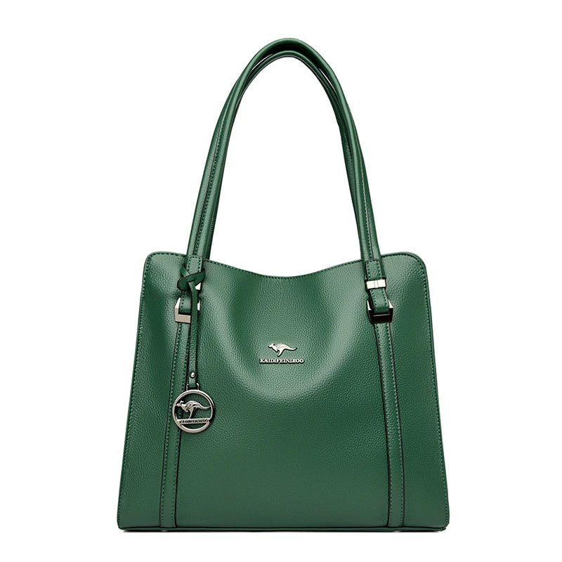 Maxy Genuine Brand High Quality Pu Leather Casual Tote Luxury Handbags Women Bags Designer Shoulder Top-handle Bags for Women Sac