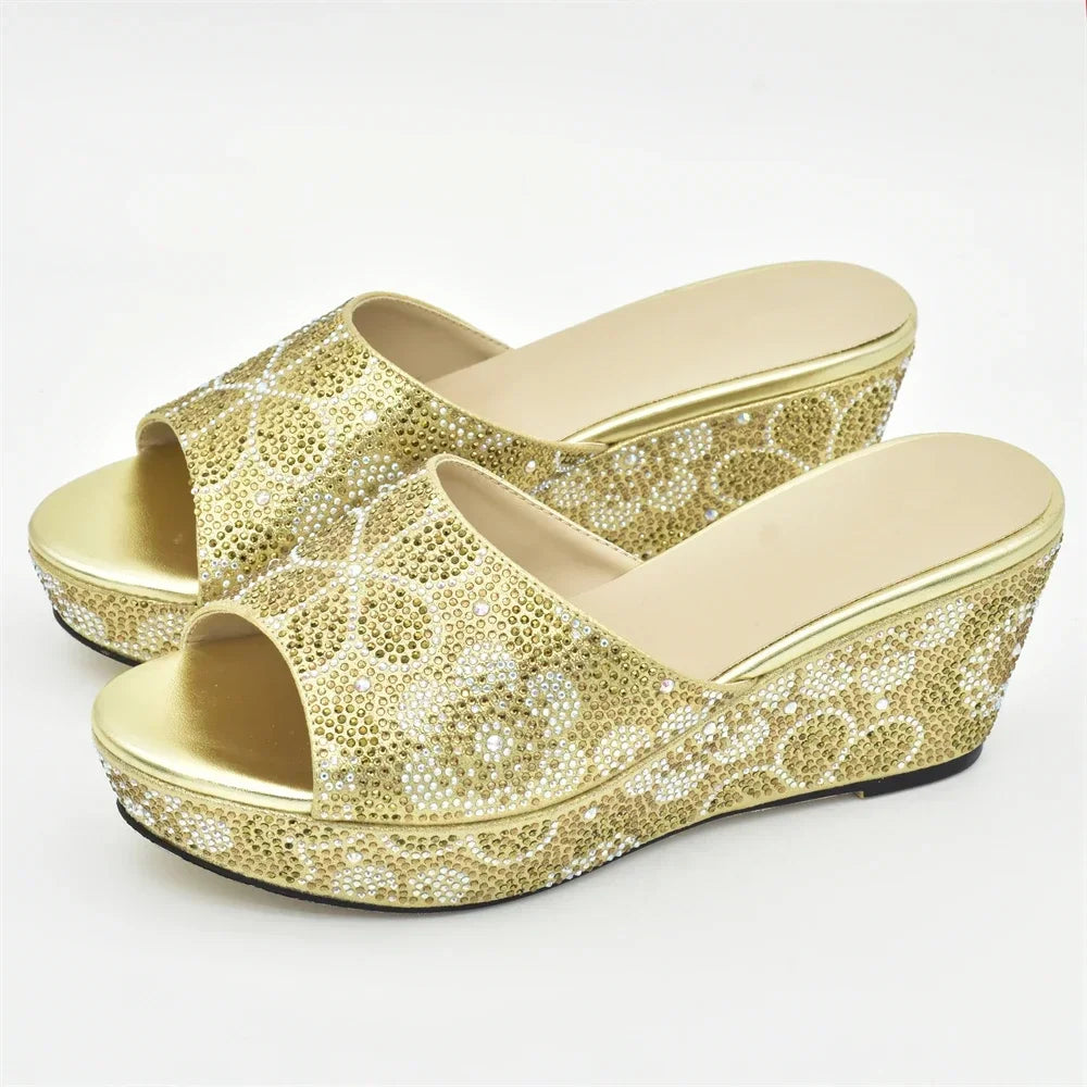 Maxy Fashion Shoe and Matching Bag for Nigeria Party Designer Shoes Women Luxury Wedges 2024 Women Italian African Party Pumps