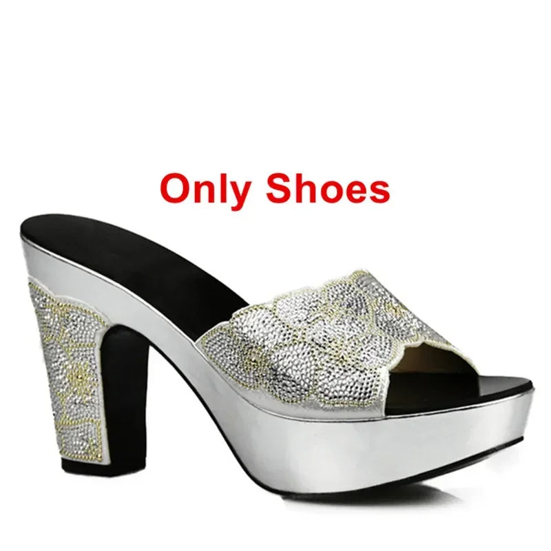 Maxy New Arrival Elegant Shoes and Bag Sets for Women African Matching Shoes and Bags Italian in Women Wedding Shoes Bride