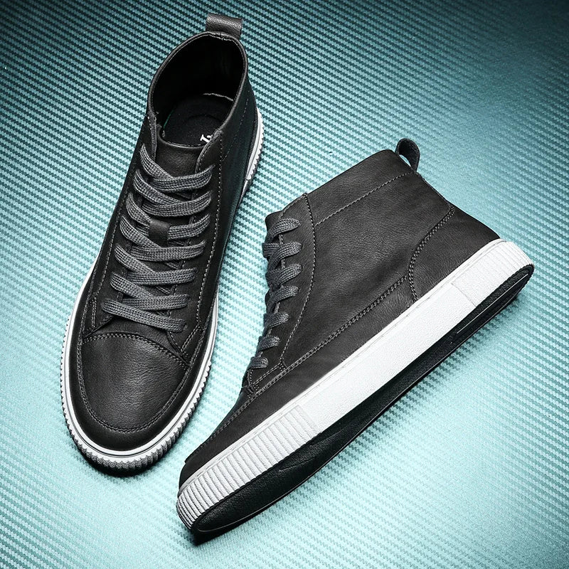 Visco High Quality Lightweight Non-slip Mans Boots Autumn New Men's Casual Shoes Fashion Comfortable Breathable Business Shoes 44