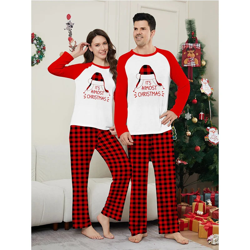 Maxy Christmas Outfits Matching Family Pajamas Set Xmas Dear Adult Kid Mother And Daughter Father Son Sleepwear Look Dog Clothes