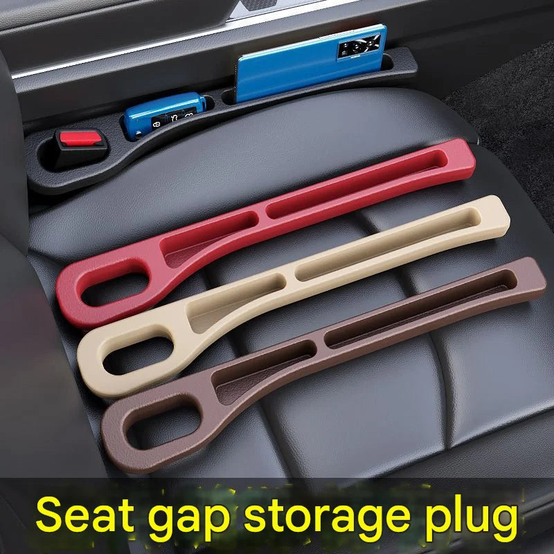 Maxy 2Pcs Car Seat Gap Plug Strip Proof Seat Gap Storage Organizer Side Seam Car Gap Filler Leak Interior Decoration Universal